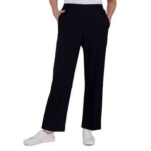 Alfred Dunner Women's Proportioned Short Studio Pants Black 12